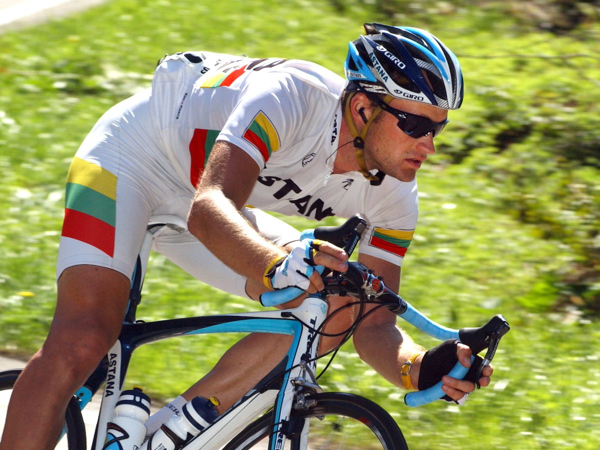 Tomas Vaitkus Lietuvos čempiono marškinėliais, Vuelta 2008